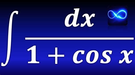 integral dx/1-cosx